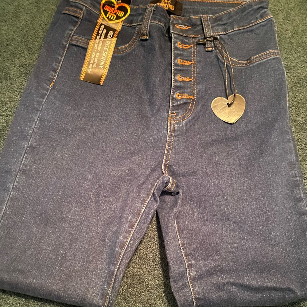 SKINNY FRIES, High-Rise Skinny, Denim, Junior, Size 9